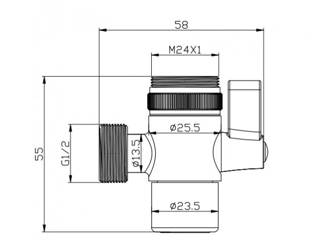 RV 0500 vízleválasztó méretei